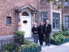 Henning, Susan and Stephen at the Baha'i Shrine in Montreal (34K)